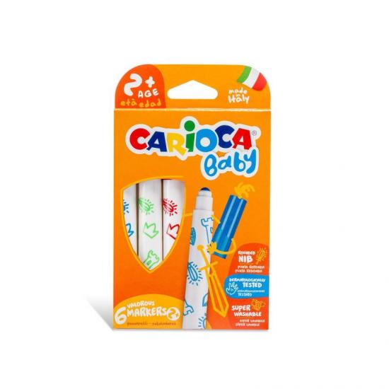 Carioca Jumbo Bebek Süper Yıkanabilir Kalemi 6’lı +2 Yaş