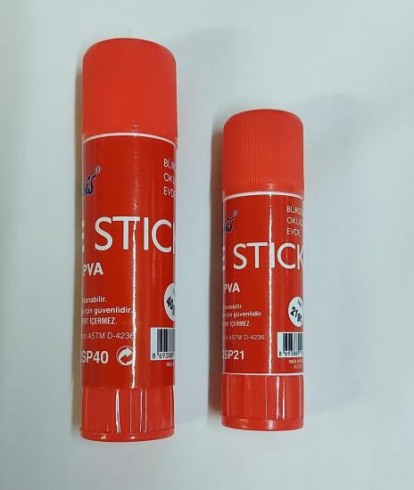 Extra Glue Stick, 40 Gr. ve  Extra Glue Stick, 21 Gr.