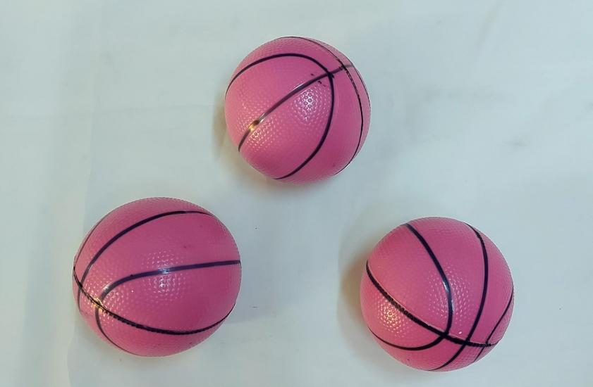  3’lü Küçük Top Basketbol Topu Plastik Top