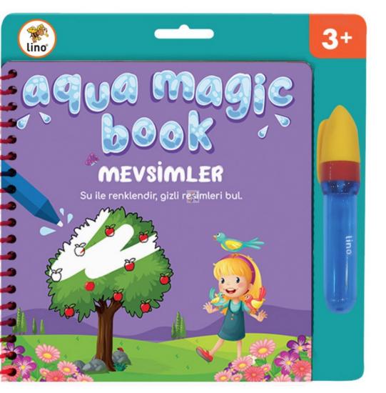 Lino Aqua Magic Book Mevsimler ( Sihirli Boyama Kitabı)