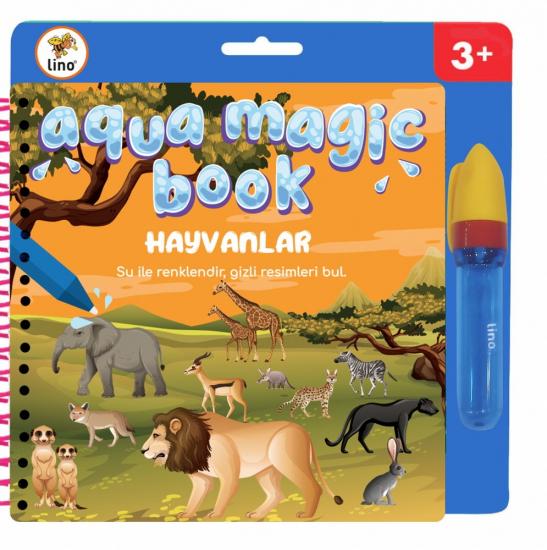 Lino Aqua Magic Book Hayvanlar ( Sihirli Boyama Kitabı)