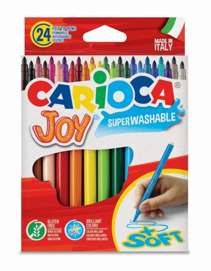 Carioca Joy Super Yıkanabilir Keçeli Boya Kalemi 24’lü